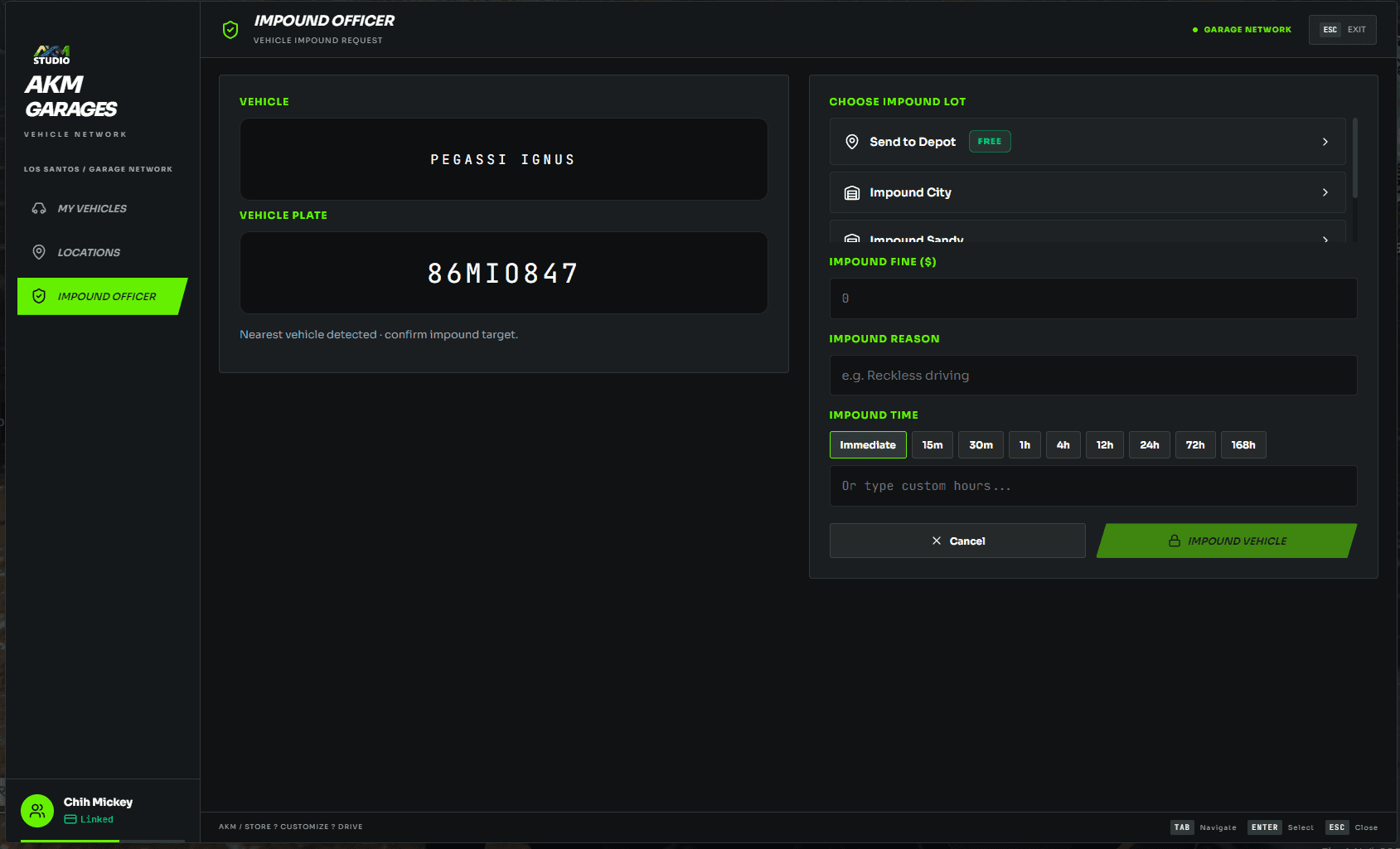 AKM Advanced Garage System screenshot 1 of 3